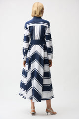 Casual Striped Maxi Dress