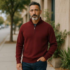 562 Marcello Brick Exclusive Quarter Zip