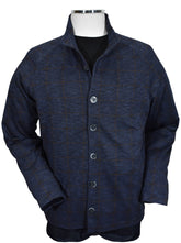 946J Garda Indigo Plaid Cardigan