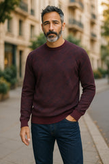 957 Hampton Wine Crew Neck