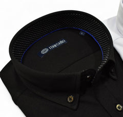 965B Button Front Royal Oxford Knit