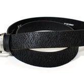 B24 Black Basket Weave Belt