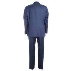 Navy Herringbone Suit