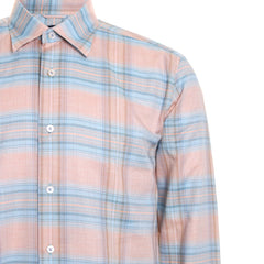 Papaya Twill Check Shirt