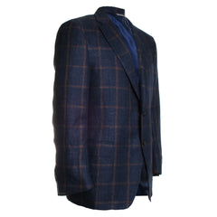 Window Pane Plaid Suit Jacket