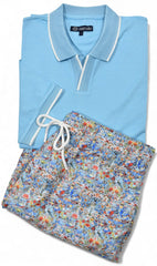 Micro Floral Swim & Aqua Polo