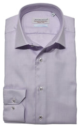 DS100L Lilac Fine Piquet Dress Shirt