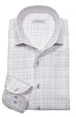 DS114 Lilac Plaid 1 Pc Collar