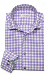 DS121 Premium Plum Brushed Check