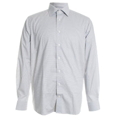 Eton Coffee Printed Dress Shirt