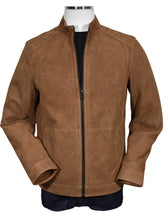 J227 Whiskey Reversible Suede/Leather Amalfi Coat