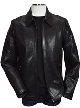 J232 Python Leather Jacket