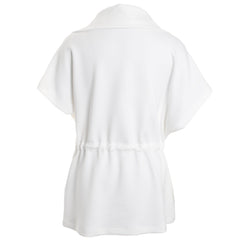 Scuba Boxy Jacket w/ Drawstring Waist