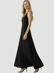 Suprima Cotton Interlock V-Neck Tank Maxi Dress