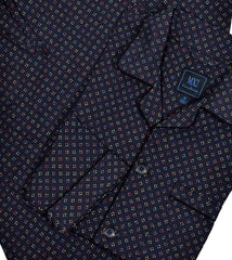 MP004 Black Multi Neat Pajama