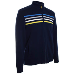 Bandol Navy Full Zip Sweater