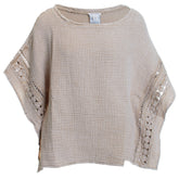 Kaftan Blouse w/ Fancy Trims