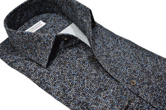 W072R Mochachino Link Roll Collar Shirt