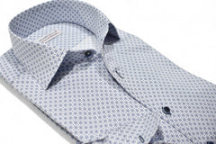W121 Classic Navy Floral Medallion