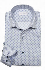 W121 Classic Navy Floral Medallion