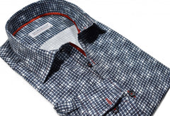 W122 Navy Plaid