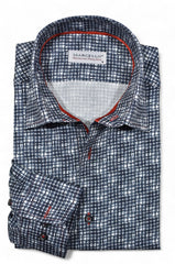 W122 Navy Plaid