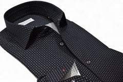 W133 Black with White Fine Squares
