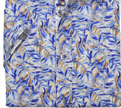W175S Cotton/Linen Royal Palms