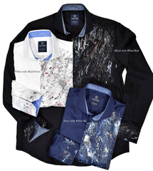W617P Custom Painted Mens Shirt