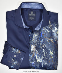 W617P Custom Painted Mens Shirt