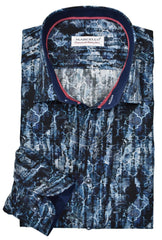 W728 Cloud Abstract Print Shirt