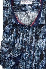 W728 Cloud Abstract Print Shirt