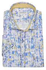 W826S Cotton Linen Abstract