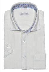 W836S White Cotton Linen