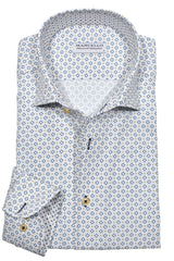 W946R Navy Sun Medallion Roll Collar