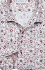 W963R Milano Paisley Roll Collar
