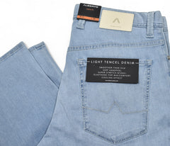 ZA1577-825 Alberto Light Blue Tencel Denim Jean
