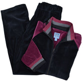 ZM3180 Velour Engineered Leisure Set