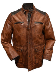 ZM3971 Cognac Engineered Leather