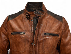ZM3971 Cognac Engineered Leather