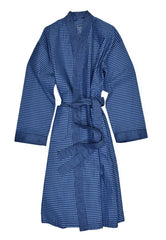 ZM4120R Navy Majestic Diamond Weave Robe