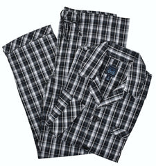 ZM5190 Black Plaid Pajamas