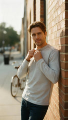 ZN9542 Reversible Johnny Crew Neck