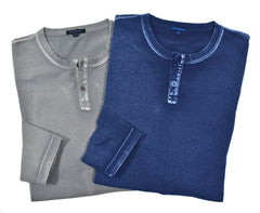 ZPF13W Assaraf Washed Henley
