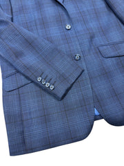 ZR5654 Navy Windowpane Sport Coat