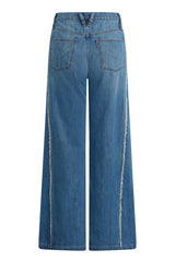 Jodie Loose Fit Wide Leg w/ Frayed Seams