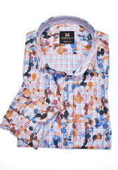 W669 Glicky Water Colors Mens Shirt
