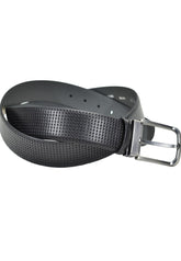 B10 Marcello Classic Perforated Leather Men's Belt