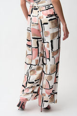 JR261198 Wide Leg Abstract Trouser