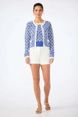 Sinai Contrast Trim Knit Cardigan